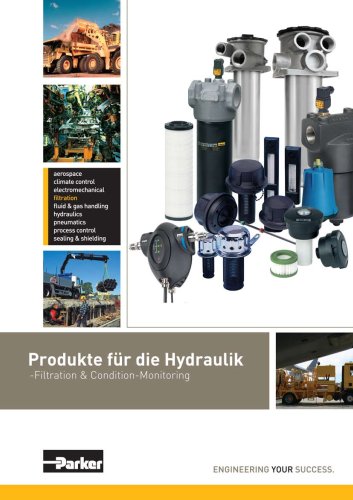 Produkte fur die Hydraulik - Filtration & Condition-Monitoring