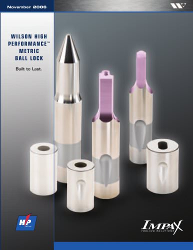  Wilson High Performance™ Metric Ball Lock Catalog