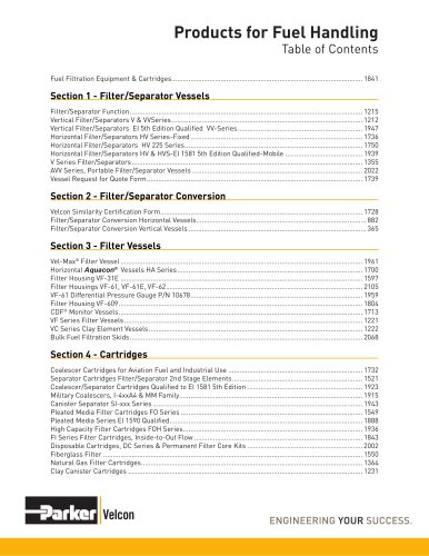 Aviation Fuel Handling Catalog