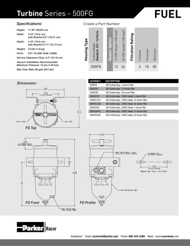 Turbine Series - 500FG