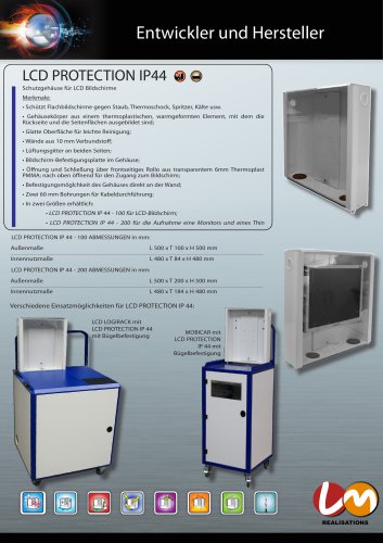 LCD PROTECTION IP 44