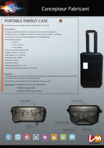 PORTABLE ENERGY CASE