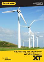 Ausrichtung der Wellen von Windkraftanlagen