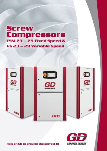 Screw Compressors ESM 23 ? 29 Fixed Speed & VS 23 ? 29 Variable Speed