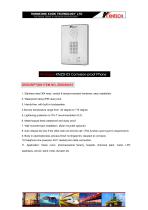 Emergency intercom KNZD-03 analogue