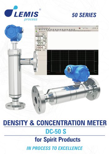 In-line Density and Concentration Meter for Spirit Prodcts DC-50S