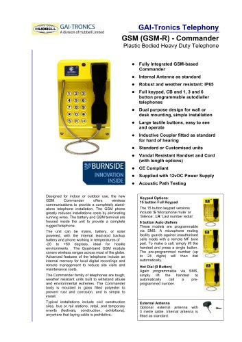 GSM (GSM-R) Commander