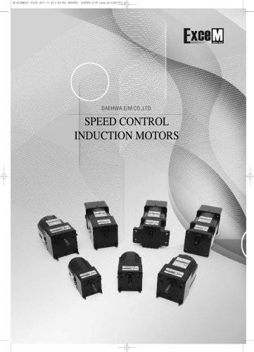 SPEED CONTROL INDUCTION MOTORS