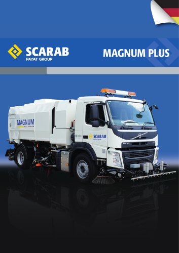 Scarab Magnum Plus Road Sweeper:   18-19 tonne GVW