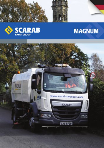 Scarab Magnum Road Sweeper:  13-18 tonne GVW