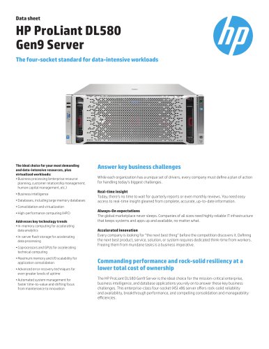 HP ProLiant DL580