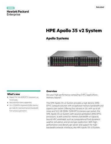 HPE Apollo 35 v2