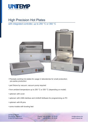 High Precision Hot Plates