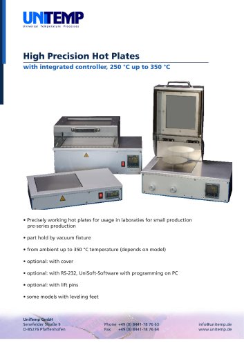 Hot Plates with integrated controller HP-220