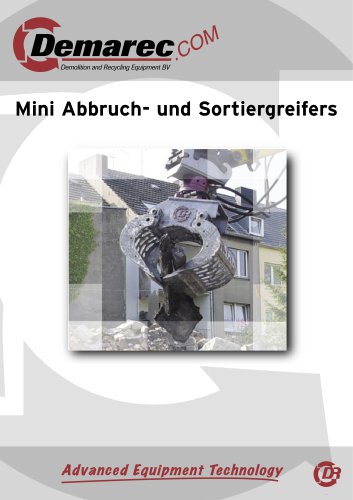 Mini Abbruch- und Sortiergreifers