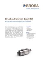 Druckaufnehmer Typ 0301 - 1