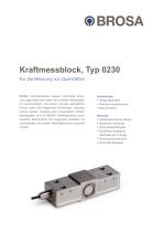 Kraftmessblock, Typ 0230