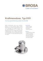 Kraftmessdose Typ 0101 - 1