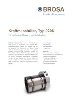 Kraftmesshülse Typ 0206