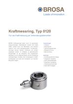 Kraftmessring Typ 0120