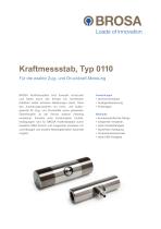 Kraftmessstab Typ 0110 - 1