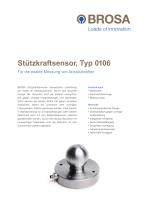 Stützkraftsensor Typ 0106 - 1