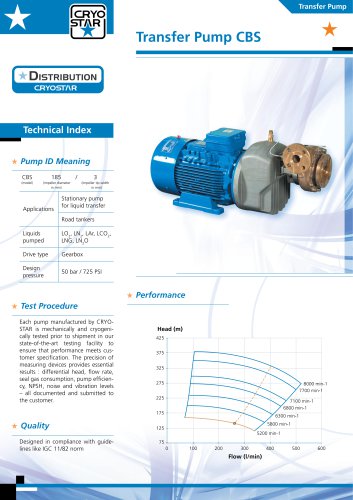 Transfer Pump CBS