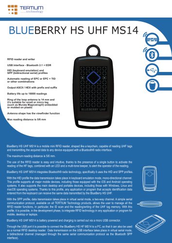 BLUEBERRY HS UHF MS14