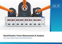 AVL‘s Power Analyzer, Sensors and Software Solutions