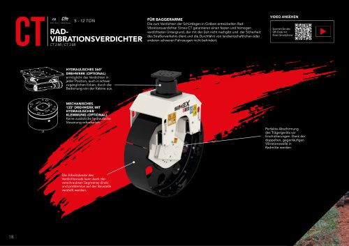 RAD-VIBRATIONS-VERDICHTER FÜR BAGGER