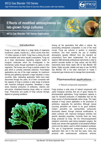 Effects of modified atmosphere on lab-grown fungi cultures