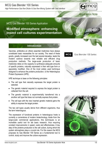 Modified atmosphere: enhancing insect cell culture experimentation