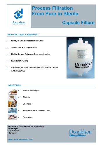 Capsule Filters