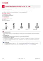 Druckbegrenzungsventil Typ MV.., SV.., DMV..-4
