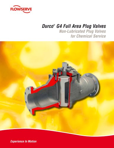 Durco G4 Full Area Plug Valves