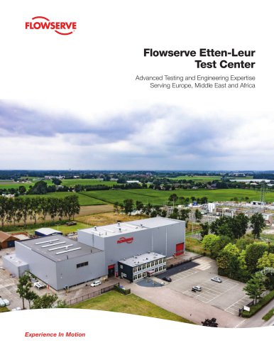 Flowserve Etten-Leur Test Center