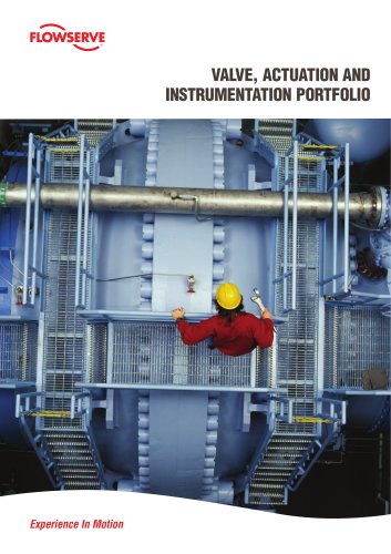 Valve, Actuation and instrumentation portfolio