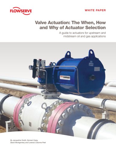 Valve Actuation: The When, How and Why of Actuator Selection