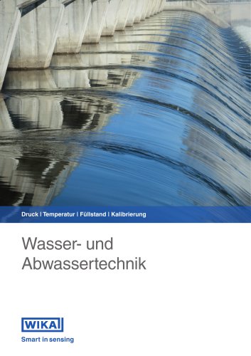 Druck | Temperatur | Füllstand | Kalibrierung Wasser- und Abwassertechnik