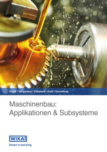 Druck | Temperatur | Füllstand | Kraft | Durchfluss
