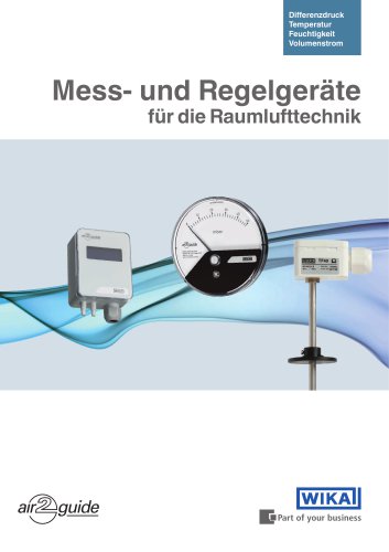 Messgeräte für die Raumlufttechnik