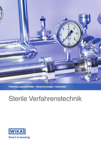Pharma | Lebensmittel | Biotechnologie | Kosmetik Sterile Verfahrenstechnik