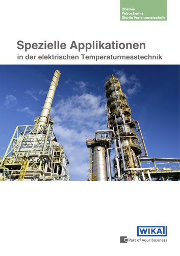 Spezielle Applikationen in der elektrischen Temperaturmesstechnik