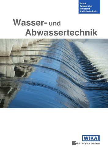 Wasser- und Abwassertechnik