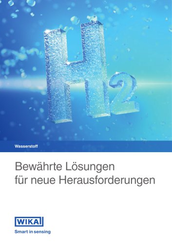 Wasserstoff Bewährte Lösungen für neue Herausforderungen