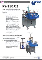 EFCO PS-T SV5 und PS-T10.03-2