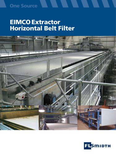 Eimco Extractor Horizontal Belt Filter