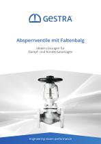 Absperrventile mit Faltenbalg - 1