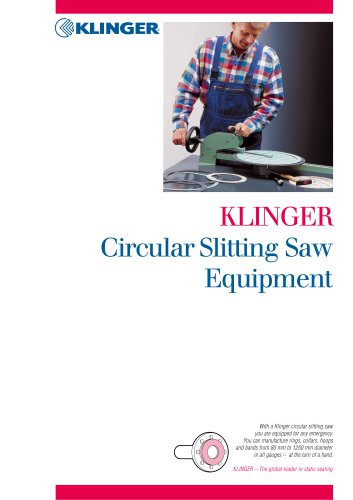 KLINGER®Ringschneidemaschine
