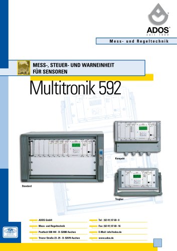 Multitronik 592  | Mess-, Steuer- und Warneinheit für Sensoren